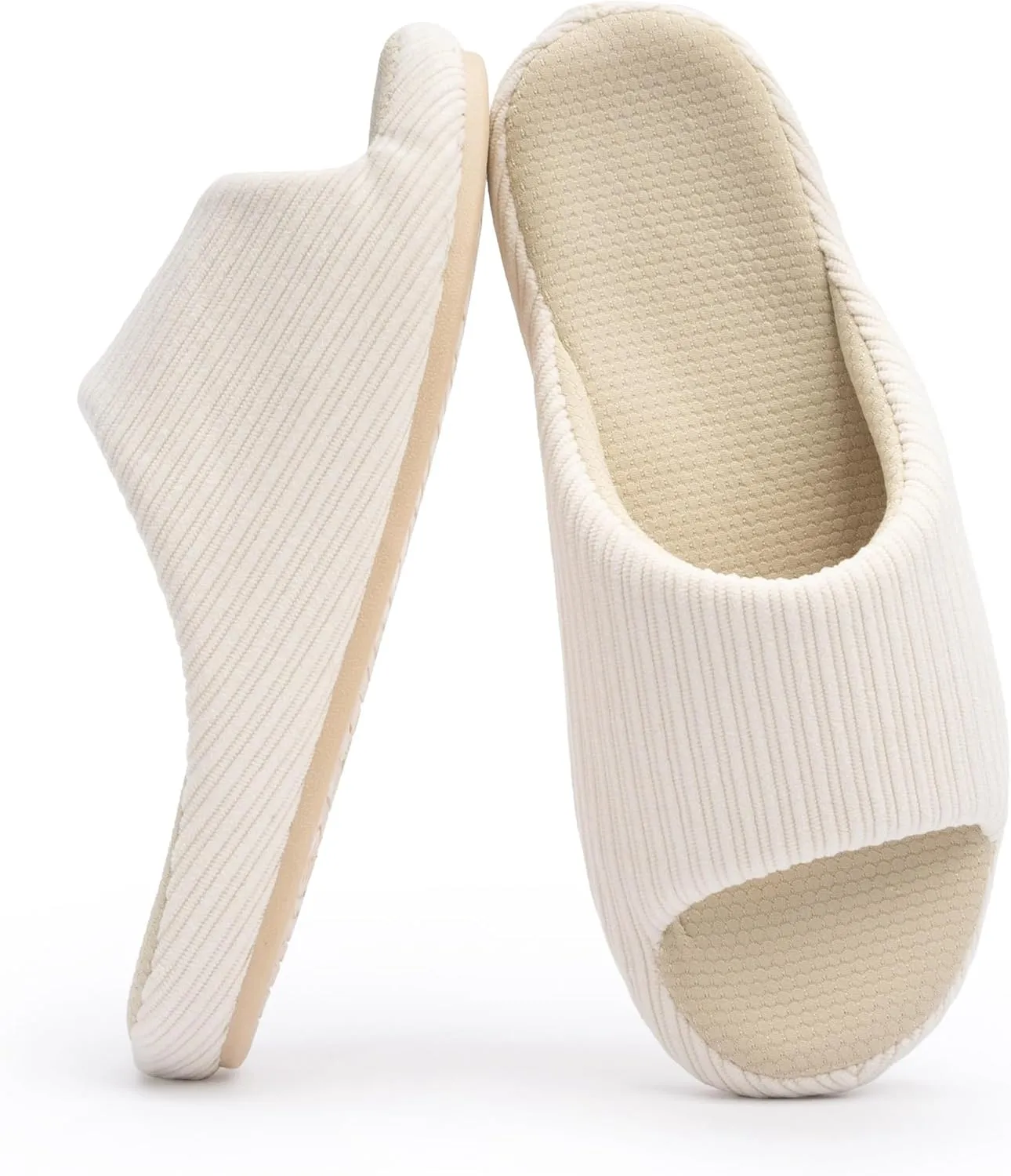 Chantomoo Womens Slipper Memory Foam Slippers Comfy House Slippers Rubber Sole Bedroom Cozy Indoor Outdoor Home Slipper Slides
