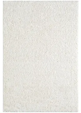 Fluffy and comfortable Ivory /Sand Plain Shag Rug