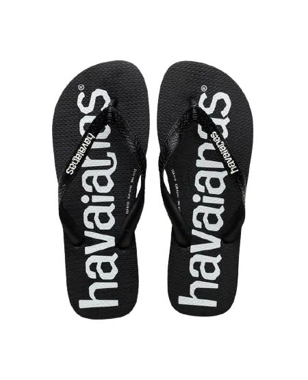 HAVAIANAS TOP LOGOMANIA - BLACK