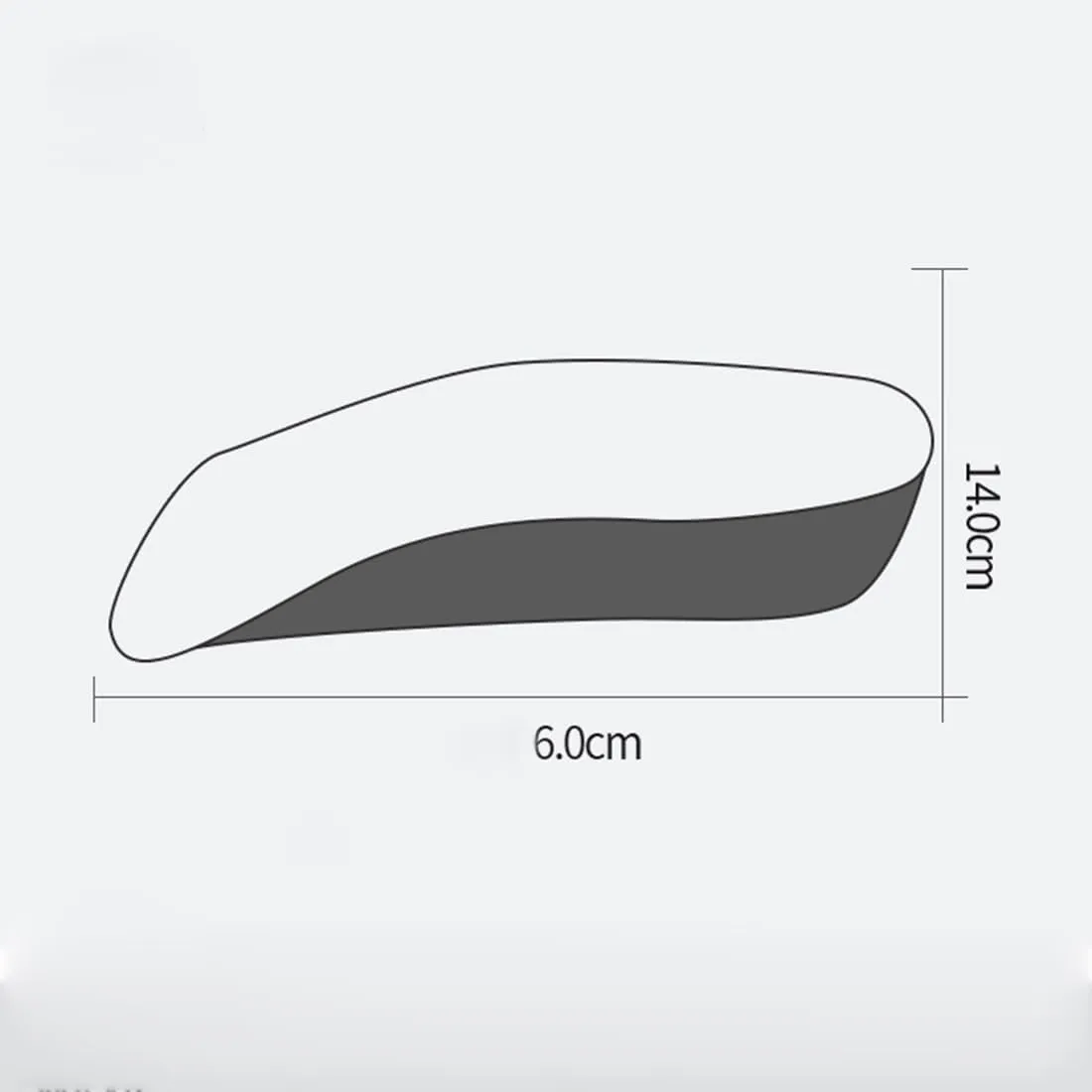 Insoles Height Increase High Pads,1.5cm/2.5cm/3.5cm Height Insoles Increase High Pads Comfort and Reduce Pressure for Men and Women Daily Wear (2 Pairs Black, 3.5cm/1.37)