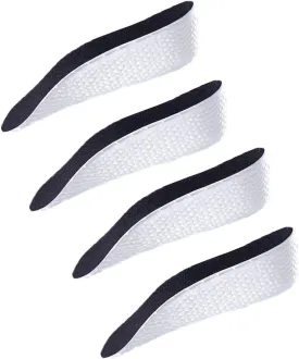 Insoles Height Increase High Pads,1.5cm/2.5cm/3.5cm Height Insoles Increase High Pads Comfort and Reduce Pressure for Men and Women Daily Wear (2 Pairs Black, 3.5cm/1.37)