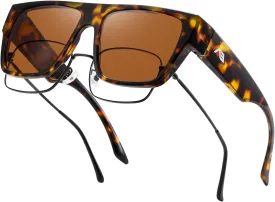 kimorn Fit Over Glasses Sunglasses for Women Men Trendy Square Shades Sun glasses Polarized UV400 Protection