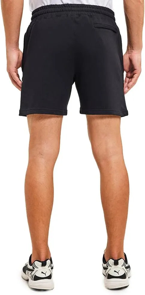 NIMENJOJA Mens 5.5" Athletic Gym Shorts Cotton Jogger Workout Lounge Jersey Zipper Pocket Sweat Shorts