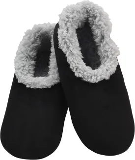Snoozies Sherpa-Lined Slipper Socks for Women - Fuzzy, Cute, and Cozy Slippers for Women with Non-Slip Sole - Washable House Slippers